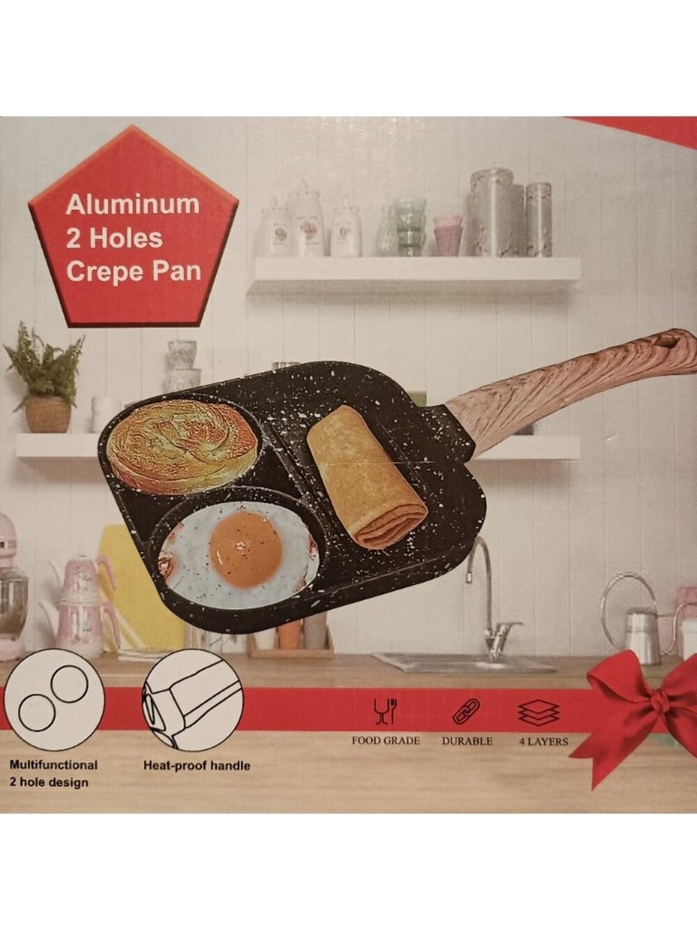 BREAKFAST SKILLET - New // kitchen grill pan egg pancake food maker burger
